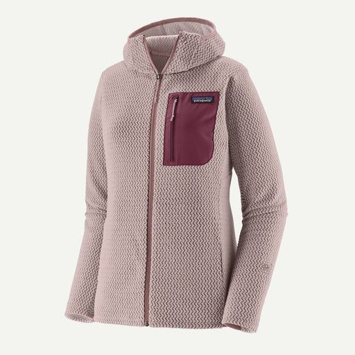 Patagonia Women's R1 Air Fleece Full-Zip Hoody, Stingray Mauve