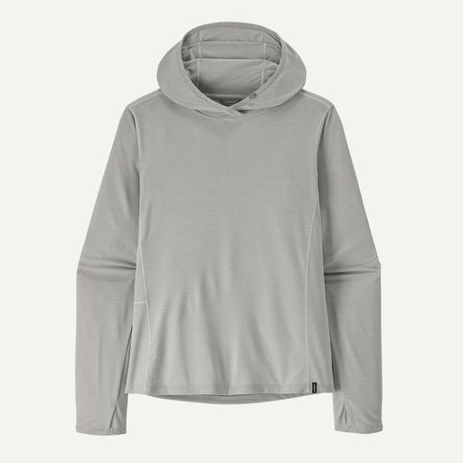 Patagonia Women's Capilene Cool Sun Hoody in Crisp Grey - Salt Grey X-Dye