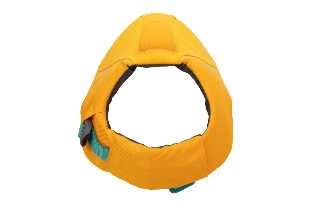 Float Coat telescoping neck closure