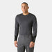 Helly Hansen Men's LIFA Merino Midweight Crew Base Layer in Thunder Grey