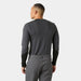 Helly Hansen Men's LIFA Merino Midweight Crew Base Layer in Thunder Grey