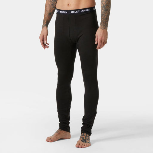 Helly Hansen Men's LIFA Merino Midweight Base Layer Pants in Black