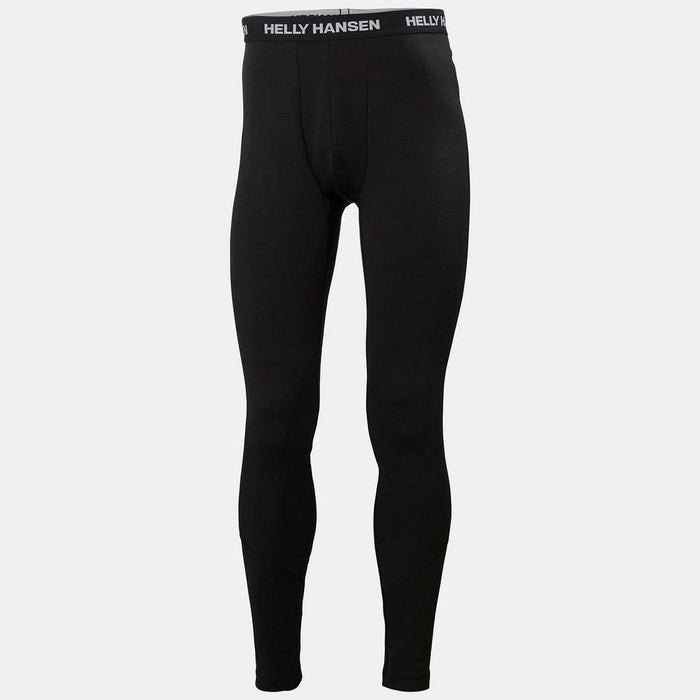 Helly Hansen Men's LIFA Merino Midweight Base Layer Pants in Black