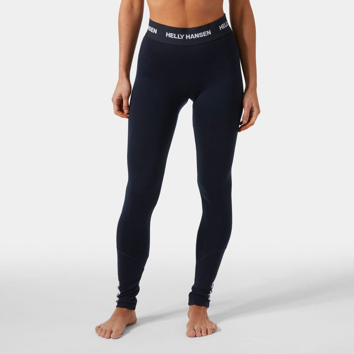 Helly Hansen Women's LIFA Merino Midweight Base Layer Pants in Navy