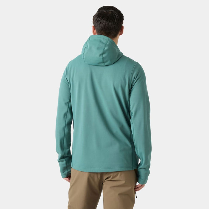 Helly Hansen Men's Versalite Hooded Fleece Jacket in Opal Green