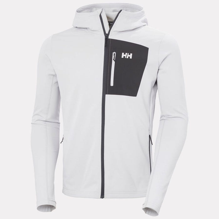Helly Hansen Men's Versalite Hooded Fleece Jacket in Grey Fog