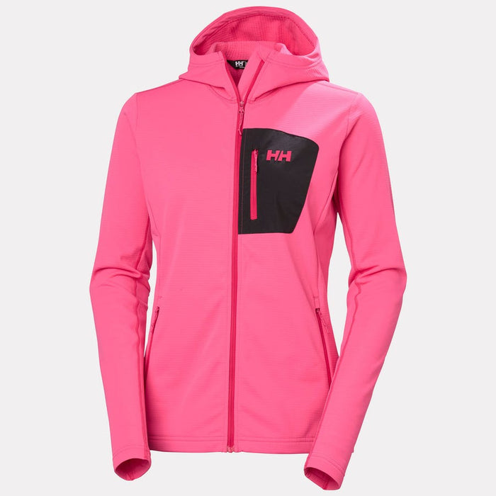 Helly Hansen Women's Versalite Hooded Fleece Jacket in Hot Pink