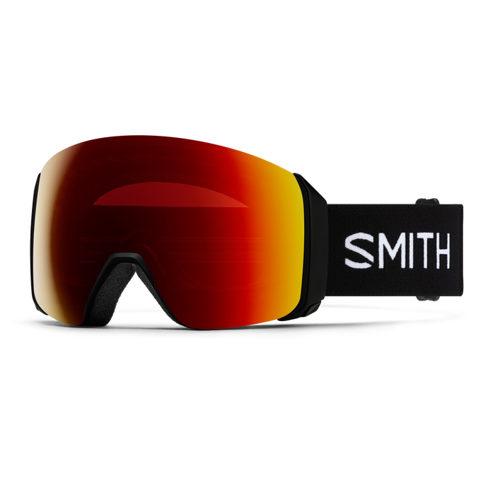 Smith 4D MAG XL goggle, Black, ChromaPop Sun Red Mirror