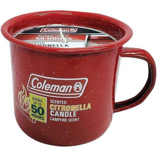 Coleman 50 HOUR TIN MUG CANDLE - CAMPFIRE SCENT - Next Adventure