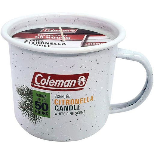 Coleman 50 HOUR TIN MUG CANDLE - PINE SCENT - Next Adventure