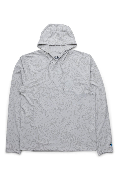 KAVU Sunday Hoodie in Stone Topo