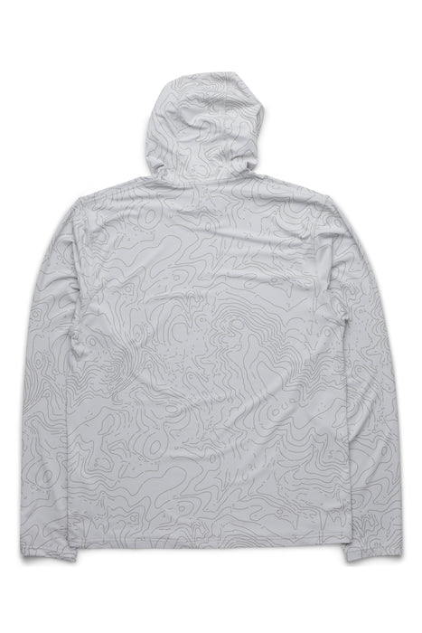 KAVU Sunday Hoodie in Stone Topo, alternate view