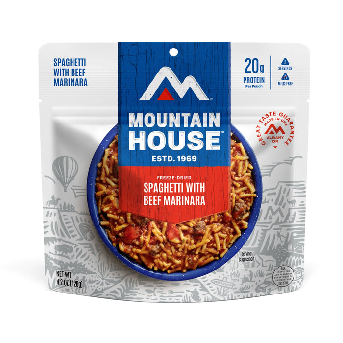 Mountain House Spaghetti with Beef Marinara pouch