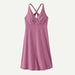 Patagonia Women's Amber Dawn Jersey Dress in Future Flowers: Faded Magenta