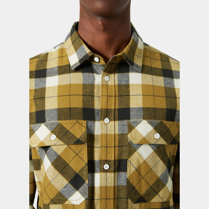 Helly Hansen Lokka Organic Flannel Shirt - Lynx Box Stripe Plaid