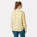 Helly Hansen Women's Lokka Organic Flannel Long Sleeve Shirt in Yellow Cream