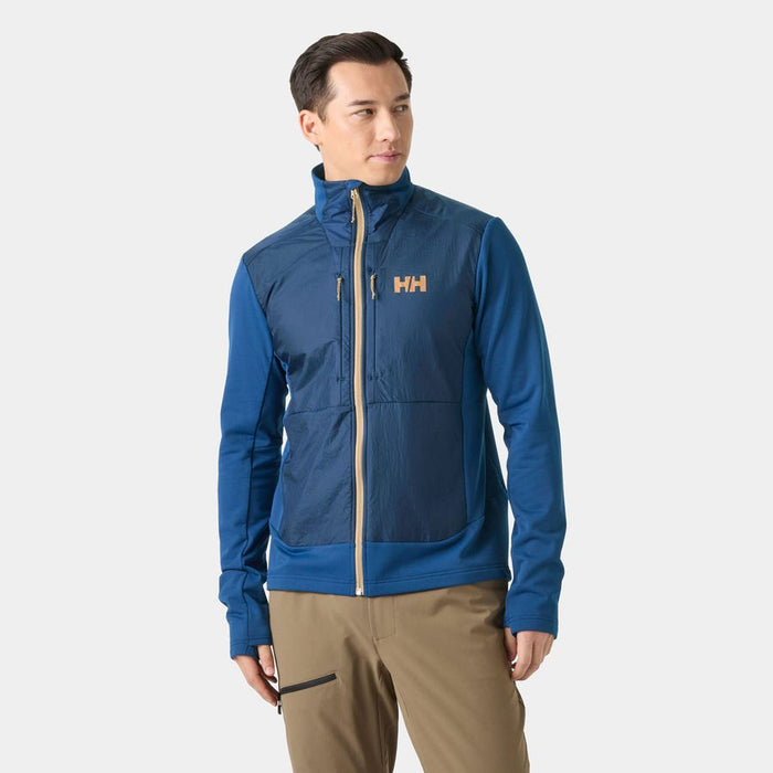 Helly Hansen Men's Versalite Hybrid Fleece Jacket in Dark Blue