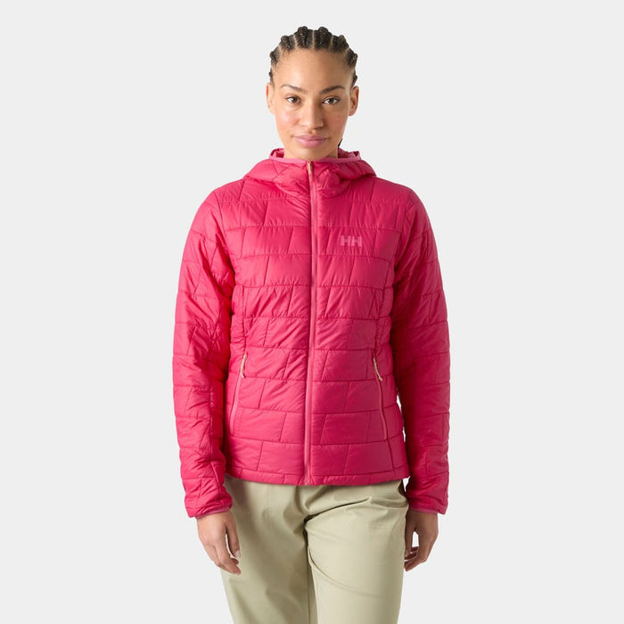Helly Hansen Women's LIFALOFT Hooded Insulator in Cranberry