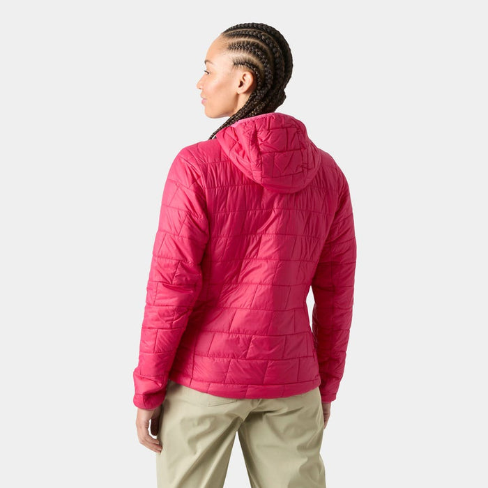 Helly Hansen Women's LIFALOFT Hooded Insulator in Cranberry