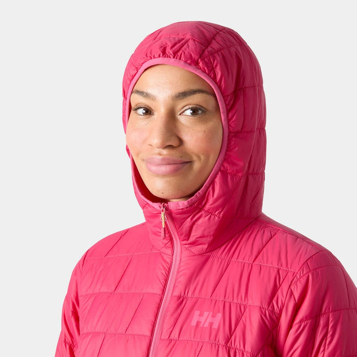Helly Hansen Women's LIFALOFT Hooded Insulator in Cranberry