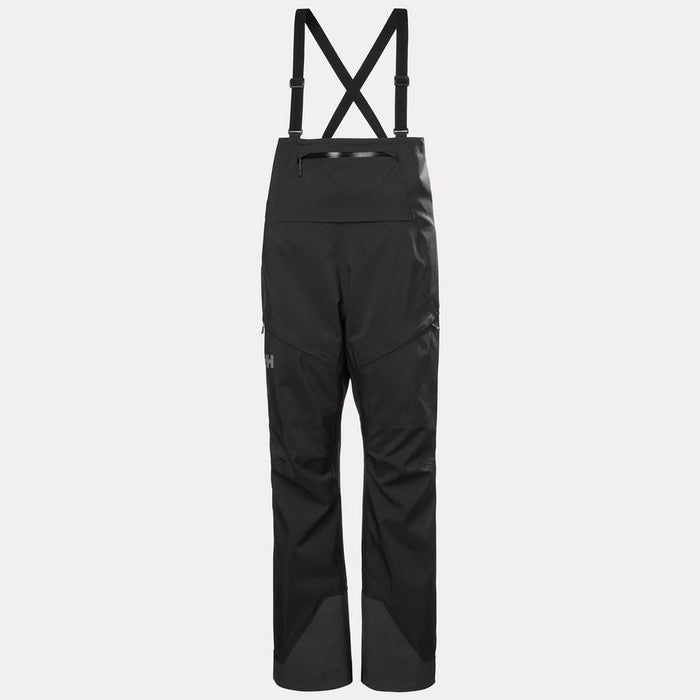 Helly Hansen Women's Verglas Backcountry Bib Shell Pants in Black