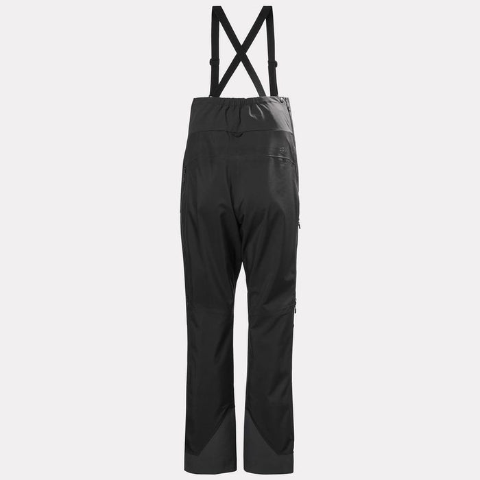 Helly Hansen Women's Verglas Backcountry Bib Shell Pants in Black