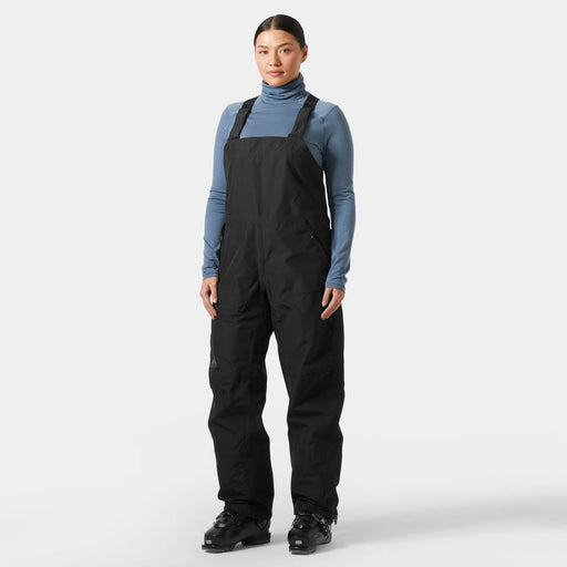 Helly Hansen Women's Emiko Shell Ski Bib Pants in Black