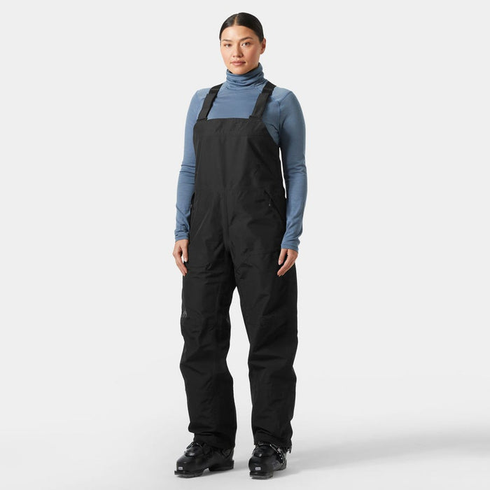 Helly Hansen Women's Emiko Shell Ski Bib Pants in Black