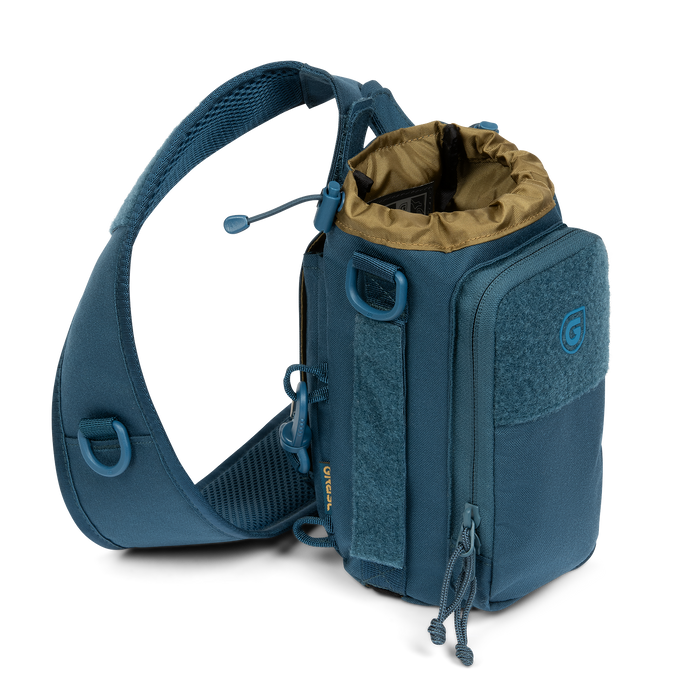 Grayl Transport Bottle Sling, Wander Blue, front view