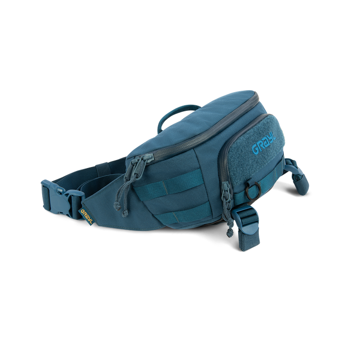 Grayl Transport Hip Pack 2L, Wander Blue, front view