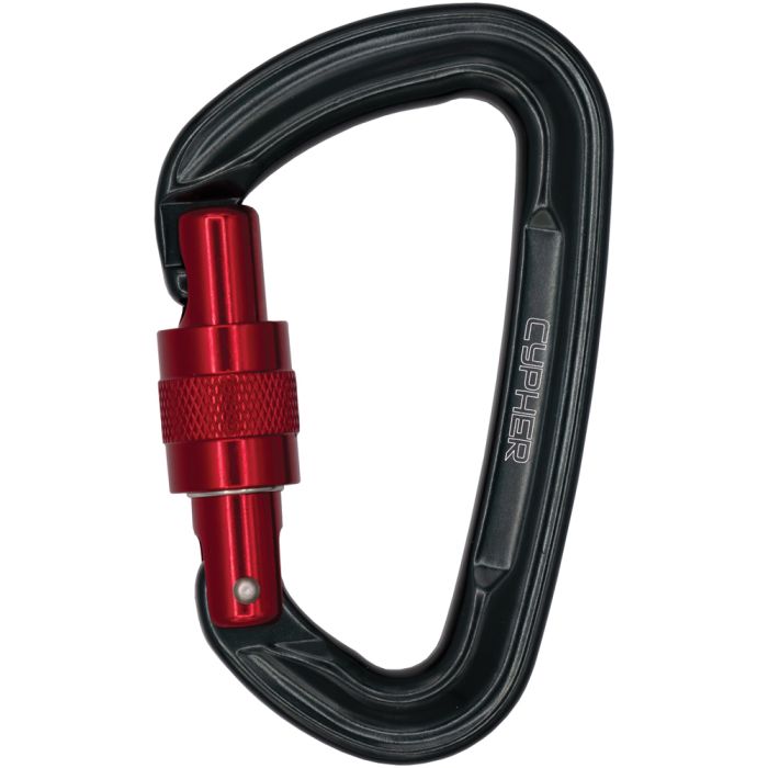 Cypher Firefly II Screw Gate carabiner, front