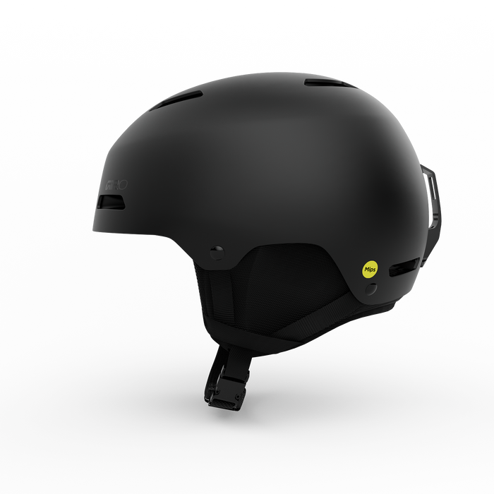 Giro Ledge Mips helmet, Matte Black, side view