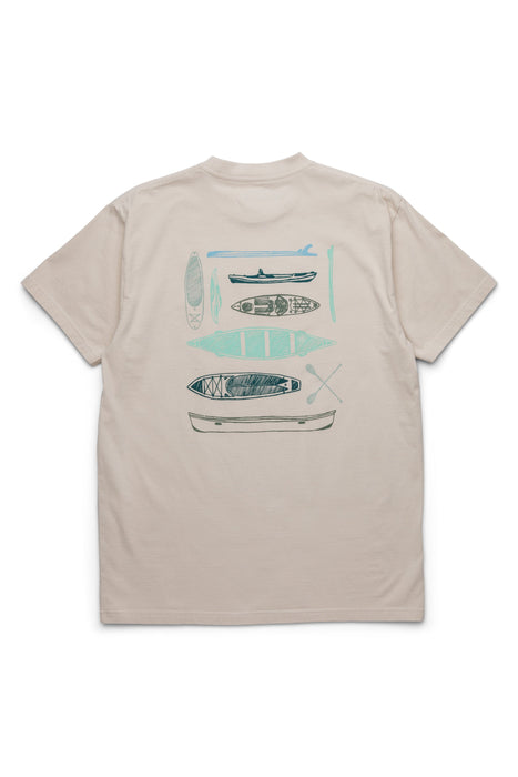 KAVU Paddle Out tee in Moonbeam