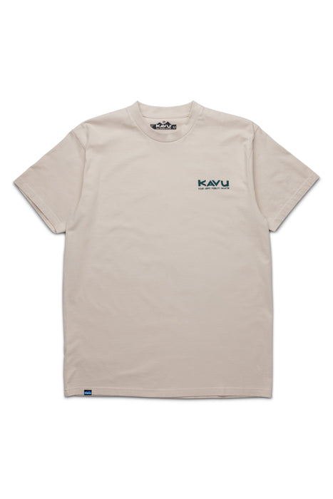KAVU Paddle Out tee in Moonbeam, alternate view