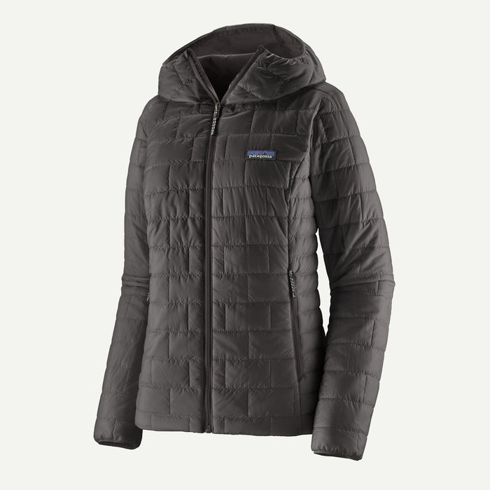 Patagonia Women's Nano Puff Hoody in Black