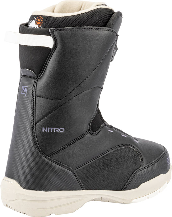 Nitro Flora BOA Women's Snowboard Boot, Black view 2