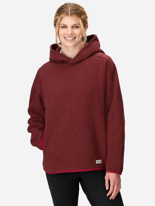 Marmot Women's Peak Cozy Hoody in Acai Berry Heather