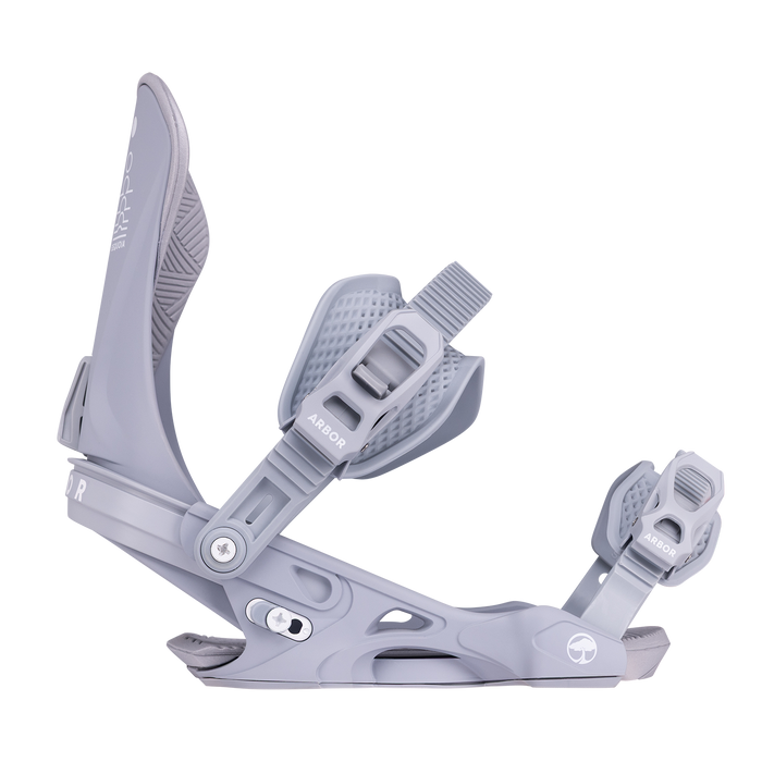 Arbor Sequoia snowboard binding, Lavender/White, alternate view