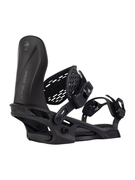 Arbor Spruce snowboard binding, Black