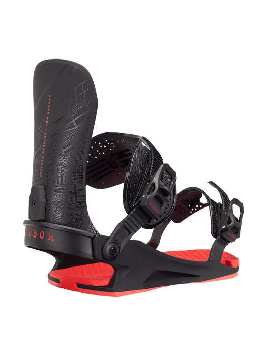 Arbor Utility snowboard binding, Red Gerard