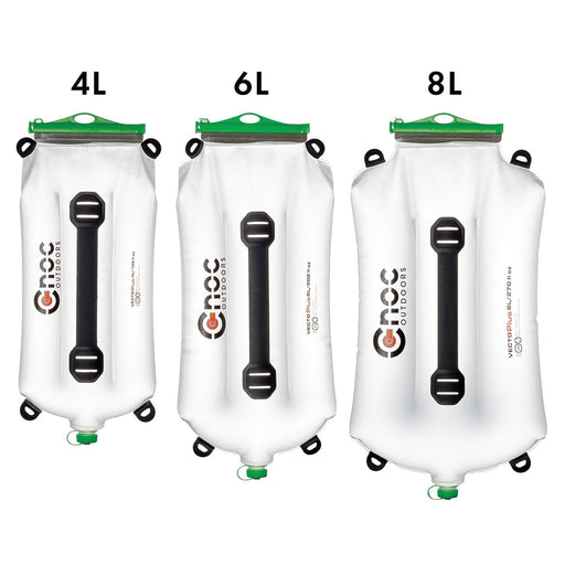 CNOC VectoPlus 4L, 6L and 8L size comparison