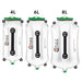 CNOC VectoPlus 4L, 6L and 8L size comparison