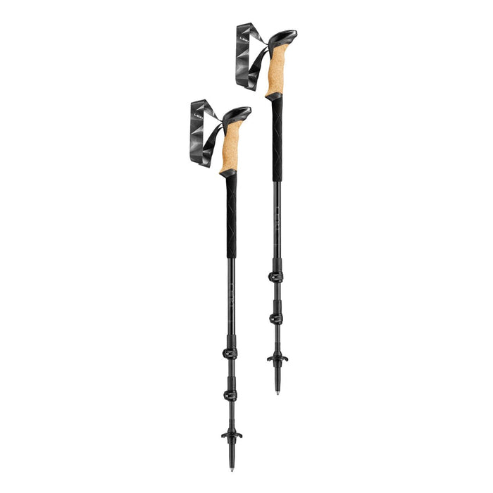 BLACK CARBON TREKKING POLES