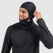 Blackstrap Hood Balaclava worn, front view