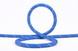 Edelweiss Rocklight II 9.8mm rope, blue, coiled