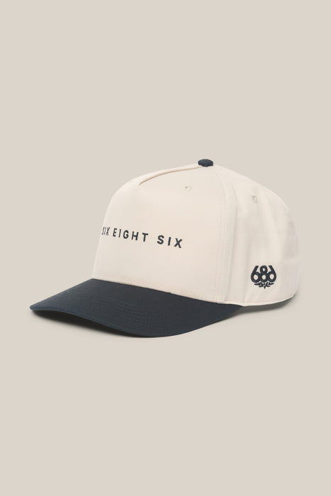 686 High-Pro Ses Two Tone Structured 5 Panel Hat in Limestone