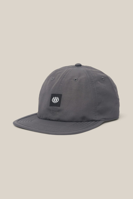 686 Low-Pro Adventure Unstructured 6 Panel Hat in Charcoal