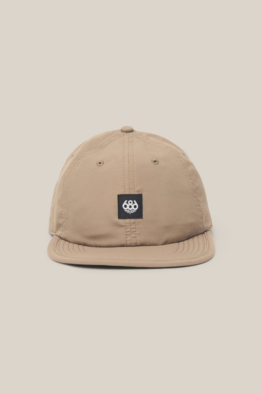 686 Low-Pro Adventure Unstructured 6 Panel Hat in Tobacco, side view