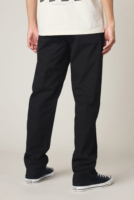 686 Everywhere Standard Pant Relaxed Fit in Black, back view