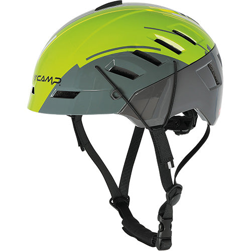CAMP Voyager helmet, basalt grey and green
